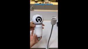 Wireless Light Bulb WIFI Camera Motion Detection V380 Pro Home Security Baby Monitor Two-Way Audio Infrared Wifi Camera