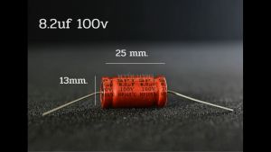 เน็ตเวิร์ค คาปา สีแดง 1.5uf 2.2uf 3.3uf 4.7uf 5.2uf 6.8uf 8.2uf 10uf 12uf 15uf 18uf 22uf 33uf 47uf 68uf