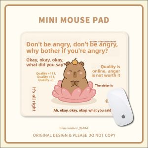 Thickened Portable Mouse Pad Creative Text Laptop Pad Cute Desk Mat for Office Use Home Use Computer Accessories Rubber Material