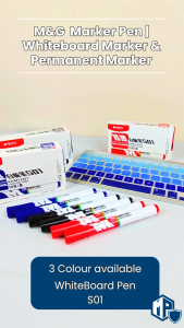 M&G Whiteboard Marker | Permanent Marker | Whiteboard Markers | White Board Marker | Black Marker | Red Marker Pen