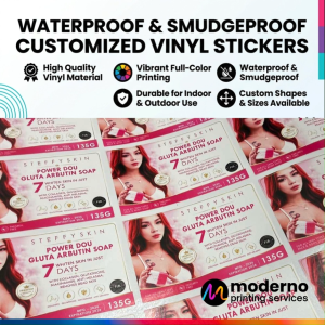 150pcs Glossy Waterproof Stickers 100% Waterproof Smudgeproof Sticker Ink Durable & Long Stick Anywhere