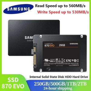 SAMSUNG SSD 870 EVO Internal Solid State Disk HDD Hard Drive SATA3 2.5 inch Laptop Desktop 1TB 2TB 500GB PC MLC disco duro