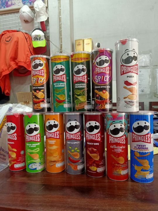 พริงเกิลส์ มันฝรั่งทอด Potato Chips Pringles 97/102กรัม