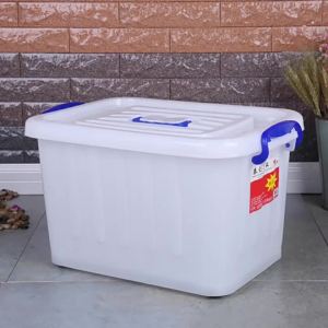 Large Reinforced Storage Box With Wheels