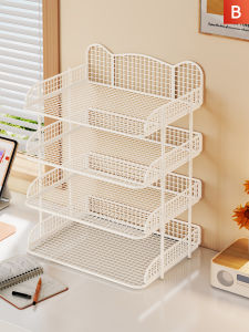 evesigar | Desktop Multi-level Book Storage Rack