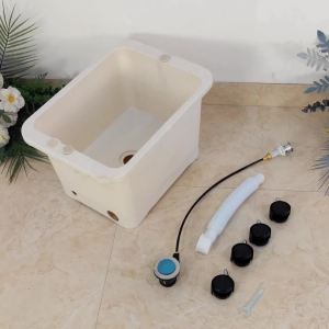 Mop Pool Balcony Mop Basin Bathroom Laundry Pool Balcony Mop Basin Sink Mop Sink Mop Bucket Plastic Mop Pool with Wheels Integrated Simple