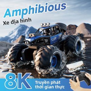 Xe Điều Khiển Từ Xa 4 Bánh Dẫn Động Đa Địa Hình Có Camera HD Điều Khiển Bằng Cử Chỉ Chống Nước IPX7 Khả Năng Drift Thời Gian Hoạt Động 50 Phút Sẵn Sàng Cho Cuộc Phiêu Lưu