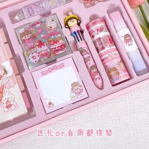 DIY Stiker Lucu Buku DIY Gantungan Kunci Guka Set Stiker Label Buku Jurnal Anak Diary Set Mainan Edukasi Buatan Tangan Mainan Anak Perempuan