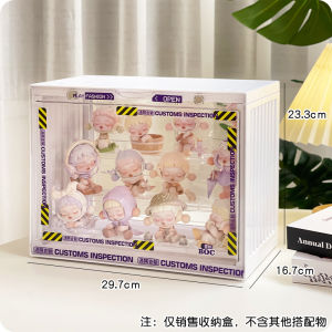 Transparent Hand-Made Storage Blind Box Desktop Pop Mart Doll Decoration Display Rack Display Shelf Cabinet