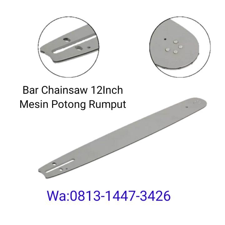 Bar Chainsaw Untuk Mesin Potong Rumput 12Inch | Lazada Indonesia