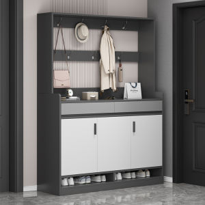 ZHUOHE | Entrance Shoe Storage Cabinet with Coat Rack Multi-functional