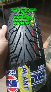 NORU TIRE TUBELESS 8PR X10 X12 X13 X14 X17 FREE SEALANT AND PITO FOR CLICK/NMAX/ADV/PCX/MIO/BURGMAN MOTORCYCLE TUBLESS NORU TIRE HIGH-QUALITY PRODUCT