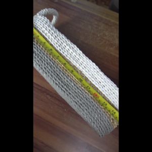BEST SELLER Tempat toples / Keranjang Oval Anyaman seagrass pandan laut home made ukuran T 11 P 38 L 19 cm / Ikea tempat toples / Tempat tatakan Aqua / keranjang anyaman serbaguna