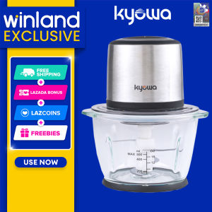 Kyowa by Winland 0.5 Liters Glass Bowl Capacity Electric Food Chopper 500W KW-4610