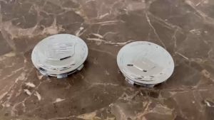 Logo chụp mâm ốp lazang bánh xe ô tô Cadillac Escalade KDLK-009 đường kính 83mm chất liệu nhựa ABS cao cấp