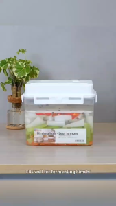 Pickle Jar Leakproof Pickle Fermentation Container And Kimchi Storage Container And Fermentation