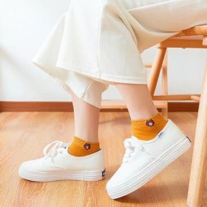 KAOS KAKI PENDEK WANITA KOREA KEKINIAN MOTIF BERUANG WOMEN SOCKS FASHION IMPORT Z11