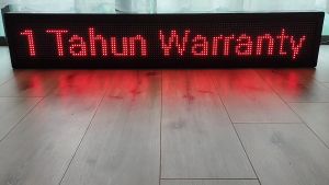 LED Display Signboard P10 WIFI Outdoor Message Running Screen Sign Board (RED)