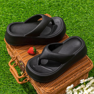 Ultra-Thick Bottom Sandals Womens Summer Outdoor Wear 2025 New Style Beachside EVA Anti-Slip Height-Increasing Slippers
