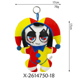 Hot The Amazing Plush Digital Doll Circus Rabbit Clown Plush Dolls Party Favors for Birthday Halloween Christmas Party Home Deco