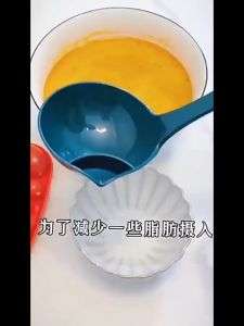 KANGBAN กระบวยพลาสติกหนาอย่างดี คุณภาพดี กระบวยสุกี้ช้อนพลาสติกคุณภาพดี Spoon with oil filter