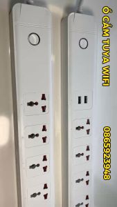 Ổ Cắm Thông Minh Wifi Tuya Smartlife 4 Cổng Độc Lập 2 Usb Điều Khiển Từ Xa Qua Phần Mềm Trên Điện Thoại Và Giọng Nói