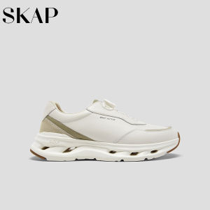 Grip Pattern Thick Sole Lightweight Rotary Buckle Mens Sports Shoes