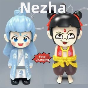 Creative Toy Trickster Face Changing Doll Keychain Valentines Day Gift Pressure-sensitive Sichuan Opera Aenaon Expression