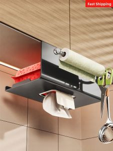 Multifunctional Wet Wipe Storage Hanging Rack Non-drilling