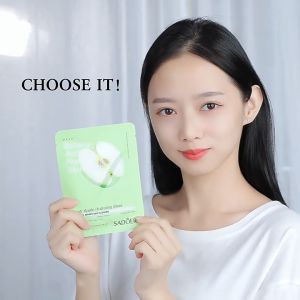 Một Miếng Mặt Nạ Giấy Trắng Da Trái Cây Sadoer Làm Sáng Da Trắng Da Giảm Lão Hóa Da - Lecaro Store