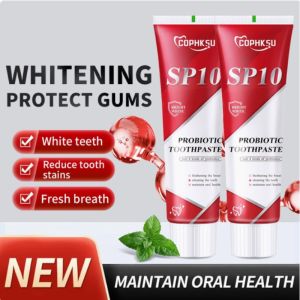 【20 Times More Stain Removal】Probiotic SP10 Whitening Toothpaste Bad Breath Whitening Stains Yellowing Fresh Mouth Smoke Stains SP10益生菌牙膏