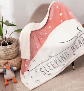 [Hàng Loại 1] Chăn Lông Cừu Cho Bé Chăn 2 lớp mịn màng kích thước 1m x 14m