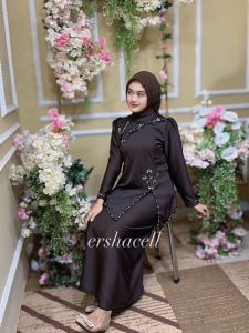 1 set kurung Melayu Arasya Tanpa hijab model terbaru model simple dan elegan