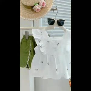 (LOLI-JKT) BS-425 SET ANAK BAGUS HTPAND HIJAU SIZE 100-140