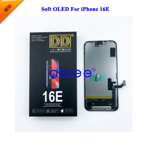DD Brand Soft OLED LCD Display For iPhone 16E LCD Display For iPhone 16E Display LCD Screen Touch Digitizer Assembly