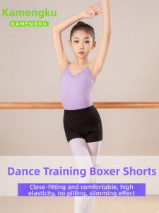 KAMENGKU | Ballet Dance Tight Pants Set Black