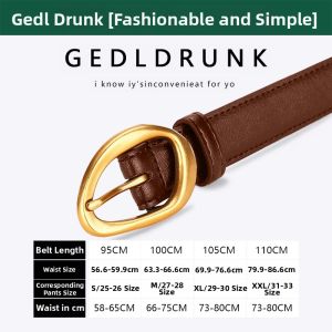 Slimming Fashionable Leather Belt with Buckle