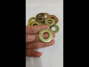 Ring Plat M14 Kuning 14mm x 30mm x 2mm  /100pcs