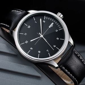 YAZOLE Brand Mens Watch Fashion Simple Metal Case Quartz Wrist Watches Casual Business Leather Belt Male Clock reloj hombre