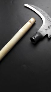 Sabit Kapak Ganda Gagang Kayu Sabit Kebun 2in1 Stainless Stell Tajam Tahan Lama - 6722