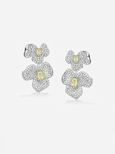 HEFANG Jewelry | Bông Tai Phong Cách Truyền Thống Trung Quốc Thanh Lịch Phù Hợp Nhiều Phong Cách Quà Tặng Sinh Nhật