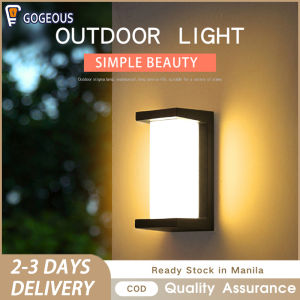 GOGEOUS Wall Lamp Waterproof IP65 Outdoor LED Wall Light Modern Wall Light Outdoor Indoor Porch Stair Corridor Yard Garden Wall Light Outdoor Lighting