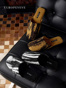 Dép Cotton Ấm Áp Chống Lạnh Cho Cặp Đôi Mùa Thu Đông Đi Trong Nhà Dép Cotton Thoải Mái Có Đế Bằng Bằng Cao Su Chống Trượt