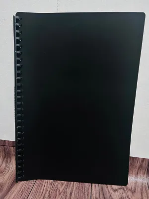 9 Colors Clear Book Long for Office Stationery - Ideal for Storing Larger Documents