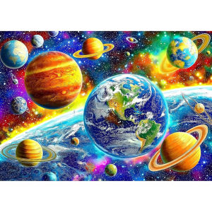 Eight Planets Adult Paper Puzzle 500/1000/1200/2000PCS Jigsaw Puzzles for Gameroom Bedroom Party Birthday Gift Challenging Game