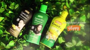 Sampo Penghitam Rambut Uban & Penumbuh Rambut Cepat dengan Ekstrak Minyak Kemiri Bakar