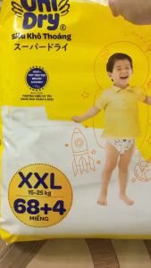 [LOẠI 52 MIẾNG] COMBO 2 GÓI TÃ QUẦN EM BÉ UNIDRY SIZE M/L/XL/XXL