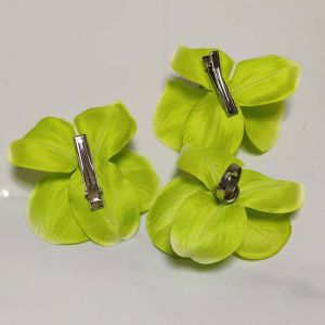 Creative Makeup Fairy Exotic Green Flower Phalaenopsis Hair Accessories Flower Photo Taking Headdress Female Hairpin