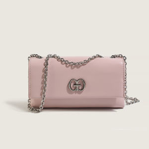 Fashionable Chain Strap Mini Square Bag Versatile Womens Shoulder Bag Underarm Crossbody Bag Sweet Lady Style Soft Bag