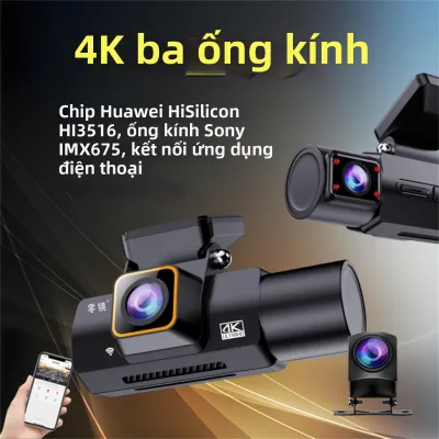 LINGJING | Máy Quay Hành Trình Ultra HD 4K Dễ Lắp Đặt Type-C